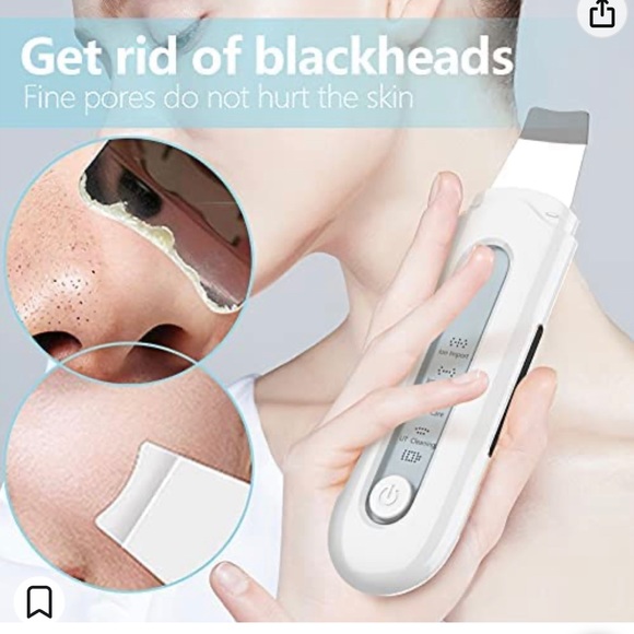 Skin Scrubber Skin Spatula,Blackhead Remover Cleaner with 4 Modes Deep Cleansing - Picture 2 of 5